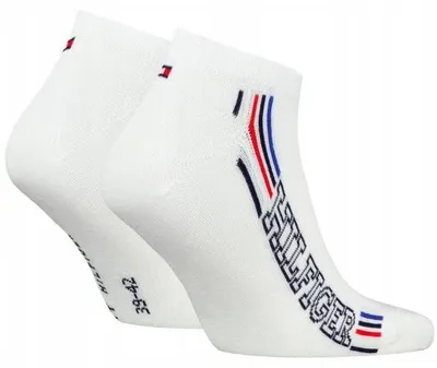 Zdjęcie produktu dla Skarpety męskie Tommy Hilfiger 701227293 biały 2 PACK - Socks: 39-42 2PAK