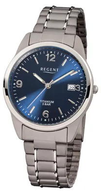 Zdjęcie produktu dla Zegarek męski Regent XL analogowy tytanowy 11090247