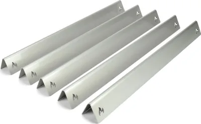 Image de Rails aromatiques en acier inoxydable pour Weber - Couvercle de brûleur pour la série Spirit 200 (régulateur sur le côté)