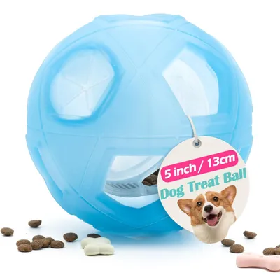 Hundesnackball 12,7 cm, interaktives Puzzle-Spielzeug, verstellbar