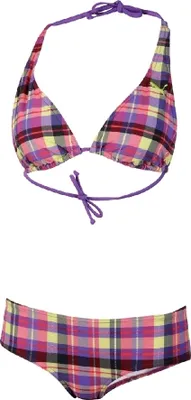 Produktbild von Puma Check Halterneck Bikini STRONG BLUE 36D
