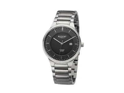 Immagine prodotto di Orologio solare in titanio Regent uomo bracciale in metallo Ø30mm