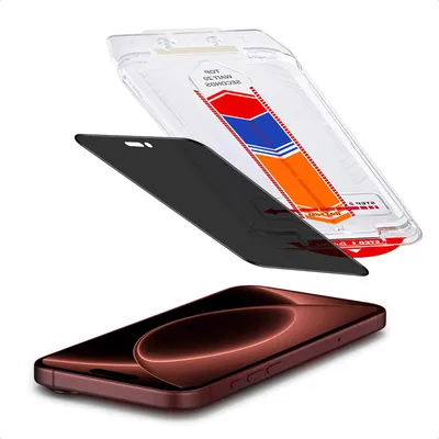 Productafbeelding van Accezz Gehard Glas Privacy Screenprotector + Applicator voor de Apple iPhone 18 Pro Max