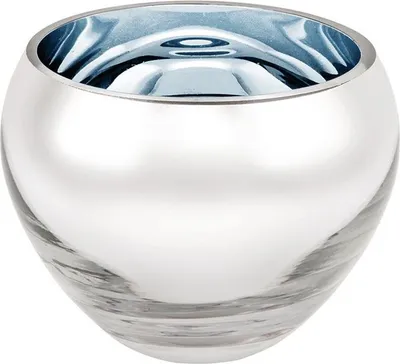 Produktbild von Fink COLORE, Teelichthalter, Glas, glatt, hellblau, H. 9 cm, D. 12 cm 116014