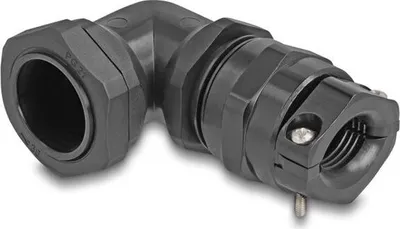 Obrázok produktu pre DeLOCK 60599, Čierna, Plast, 1 kusov, Uhlové, PG21, 1 cm