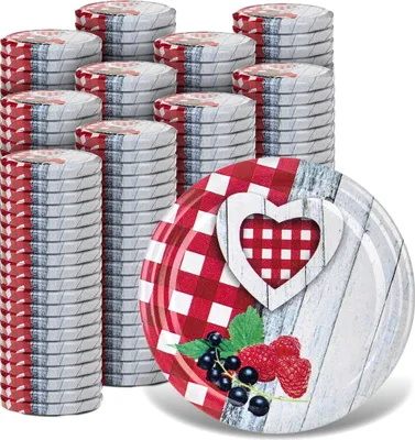 Obrázek produktu pro KADAX víko fi66 mřížka se srdíčkem balení 200 ks