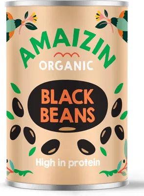 Produktbild von FASOLA CZARNA W ZALEWIE BEZGLUTENOWA  400 g (240 g) - AMAIZIN