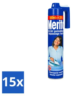 Productafbeelding van 15 x Merito strikspray - 500 ml - Voordeelverpakking - 15 stuks