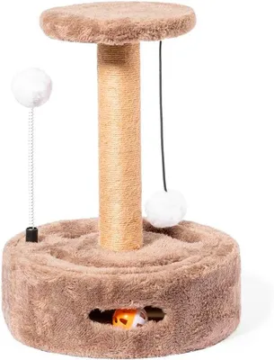 Produktbild von Spielplatz für Haustiere, Kratzpfahl, grau, 1 Stück