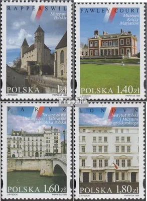 Produktbild von Briefmarken Polen 1999 Mi 3801-3804 (kompl.Ausg.) postfrisch Kulturstätten