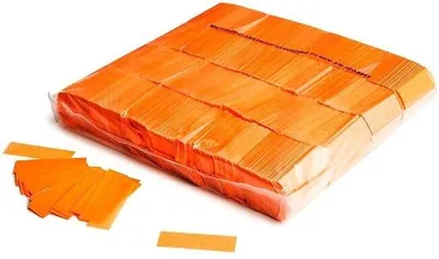 Produktbild von Magic FX Slowfall UV Konfetti 55x17mm - Fluo Orange 1kg