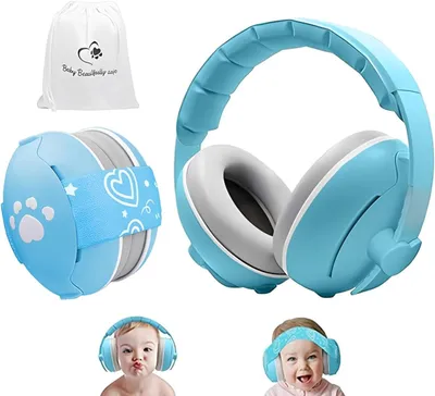 Produktbild von Gehörschutz Babys bis 4 Jahre, Herzform, Lärmschutz, verstellbar, für Babys