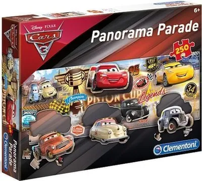 Produktbild von Clementoni 97042 - Disney - Cars - Panorama - 250 Teile