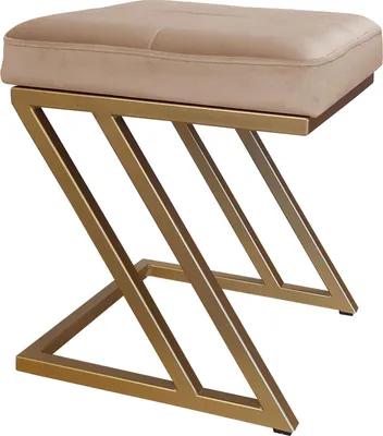 Obrázek produktu pro Pufa ZETA LOFT taburet podnožka podstawa złota MG06