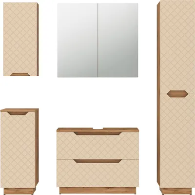 Image de Meubles bain Vicco Lotta Cachemire 5 pièces, Model 59524