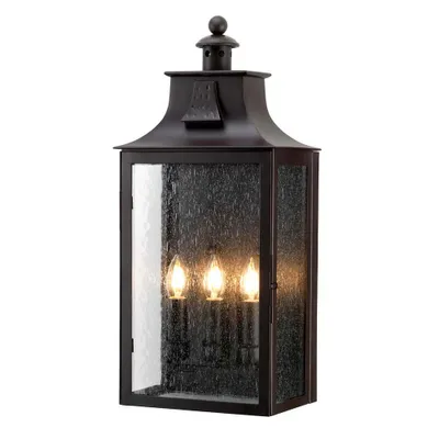 Produktbild von Elstead Balmoral Außen-Deckenleuchte E14 3-fach Alte Bronze IP44