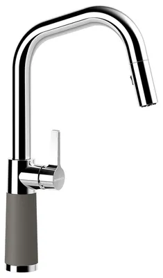 Produktbild von SCHOCK Armatur SC-530 in ASPHALT mit Zugauslauf / CRISTALITE PLUS®