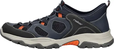 Produktbild von Rieker Herrenslipper Ready to Go schwarz/denim/navy/navy B835014 (46/schwarz/denim/navy/n)