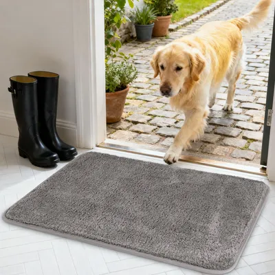 Obrázok produktu pre Podlahové rohožky do interiéru, superabsorpčné a protišmykové, vhodné do práčky, rozmer 40 x 60 cm