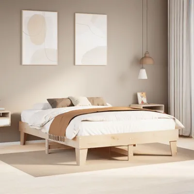 Immagine prodotto di Maison Exclusive - Letto in legno massello senza materasso 150x200 cm Legno di pino