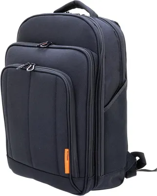 Immagine prodotto di Zaino per laptop da 15,6 pollici, nero, spazioso, ideale per l'uso quotidiano