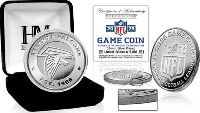 Image de Pièce commémorative des Atlanta Falcons pour la saison 2025 (39 mm), argentée
