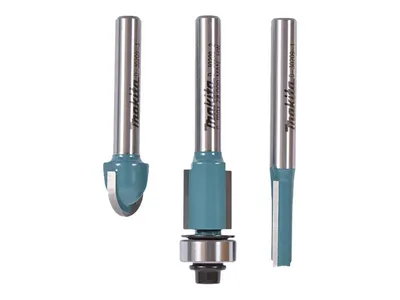 Produktbild von Makita Fräs-Bitsatz - 3 Stücke - für Makita