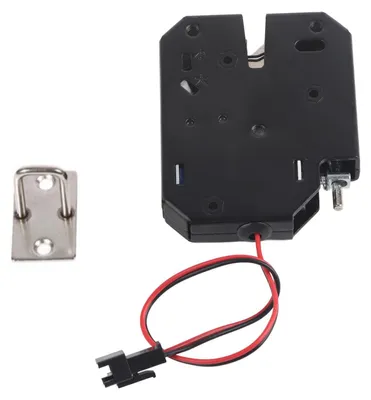 Obrázek produktu pro Elektrické zámkové zařízení pro skříně a dveře, DC 12V, 2A, s nouzovým odemykáním
