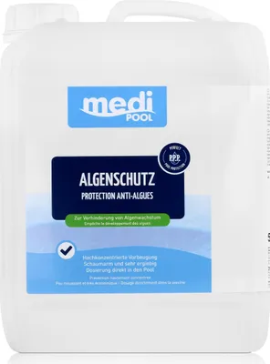 Produktbild von mediPOOL Algenschutz 5L - Verhinderung von Algenwachstum (1er Pack)