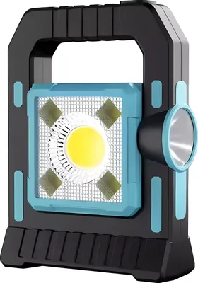 Immagine prodotto di Verk 12290 Solar LED Torcia da campeggio portatile multifunzionale USB ricaricabile Blu
