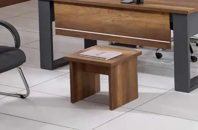 Image de Table basse en bois Table d'appoint brune Bureau