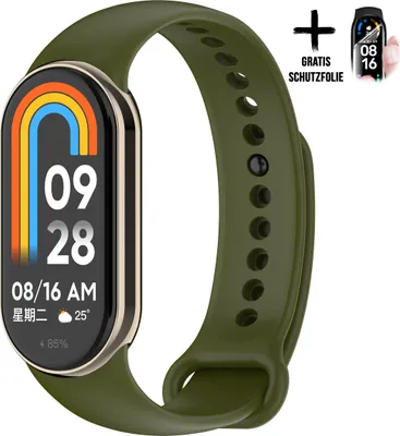 Produktbild von Moe-Pley™ Armband Für Xiaomi Band 8 9  Premium Sport Silikon Uhrenarmband Armband Zubehör Ersatz