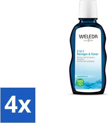 Obrázek produktu pro WELEDA - Čistící a tonizační voda 2 v 1 - 100 ml - hodnotné balení - 4 kusy