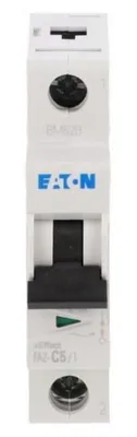 Immagine prodotto di Eaton FAZ-C5/1 5A interruttore magnetotermico unipolare, 278554