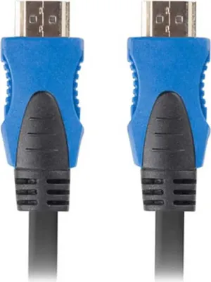 Image de Lanberg CA-HDMI-20CU-0010-BK Câble HDMI 1 m HDMI type A (standard) Noir (CA-HDMI-20CU-0010-BK)