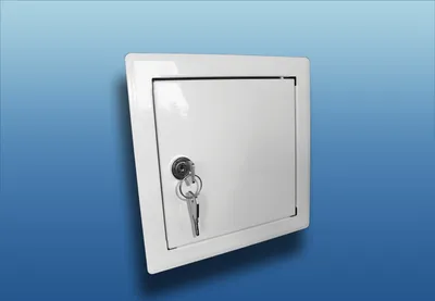 Produktbild von Revisionstür Metall mit Zylinderschloss : 150x150mm Größe: 150x150mm