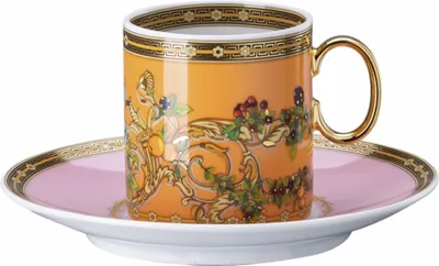 Zdjęcie produktu dla Rosenthal Versace filiżanka do espresso 2-częściowa Le jardin de Versace, porcelana, 100 ml, 19335-409609-14715