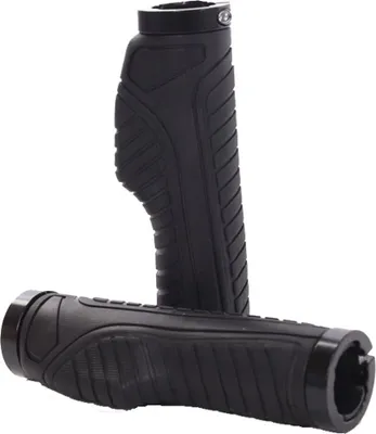 Image de 1 paire de poignées de vélo 22mm, couleur:noir