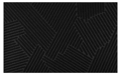 Deurmat 80x120 cm, antislip, wasbaar, zwart