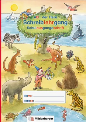 Produktbild von ABC der Tiere - Schreiblehrgang SAS in Sammelmappe. bearbeitung. Klassenstufe 1. Schuljahr bis 2. Schuljahr