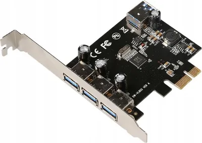 Produktbild von Microconnect MC-USB3.0-F2B2-V2, PCIe, USB 3.2 Gen 1 (3.1 Gen 1), Via VL805, 5 Gbit/s, 5 V, 0,9 A