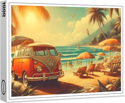 Produktbild von raxxa Premium-Puzzle "Retro #4", 1000 Teile