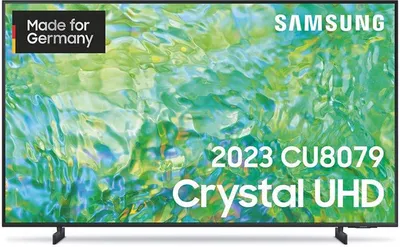 Produktbild von Samsung GU75CU8079U, 190,5 cm (75"), 3840 x 2160 Pixel, Kristall, Smart-TV, WLAN, Schwarz