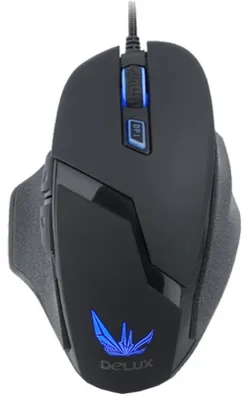 Produktbild von Gaming-Maus Delux M612, LED (Schwarz)