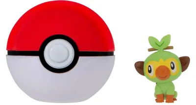 Immagine prodotto di Pokémon Clip 'n' Go Figurina Grookey e Poke Ball - PKW4157