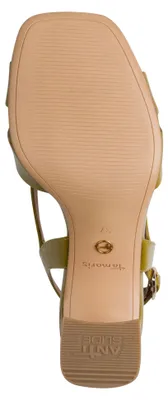 Produktbild von Tamaris Damen Sandalette mit Slingback Riemen und Karree Spitze 1-28339-46, Größe:39 EU, Farbe:Grün