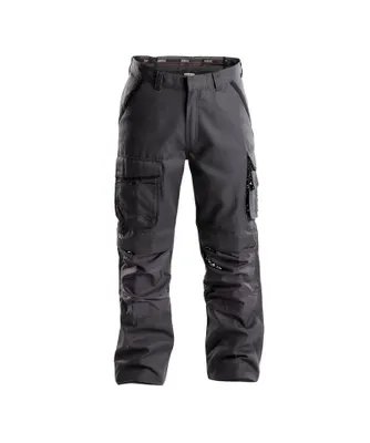 Produktbild von DASSY® Connor Canvas Arbeitshose mit Kniepolstertaschen ANTHRAZITGRAU/SCHWARZ Gr.53 Länge: STANDARD