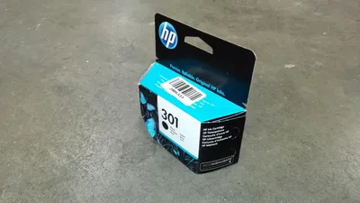 Produktbild von HP 301, Original, Tinte auf Pigmentbasis, Schwarz, Deskjet 3050, 2050A, 1050A., 1 Stück(e)