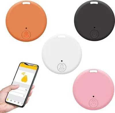 Productafbeelding van Bluetooth-tracker met beschermhoes, geschikt voor portemonnees, koffers, huisdieren, camera's en afstandsbedieningen