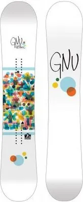 Produktbild von SNOWBOARD GNU B NICE WMS - weiß - 154